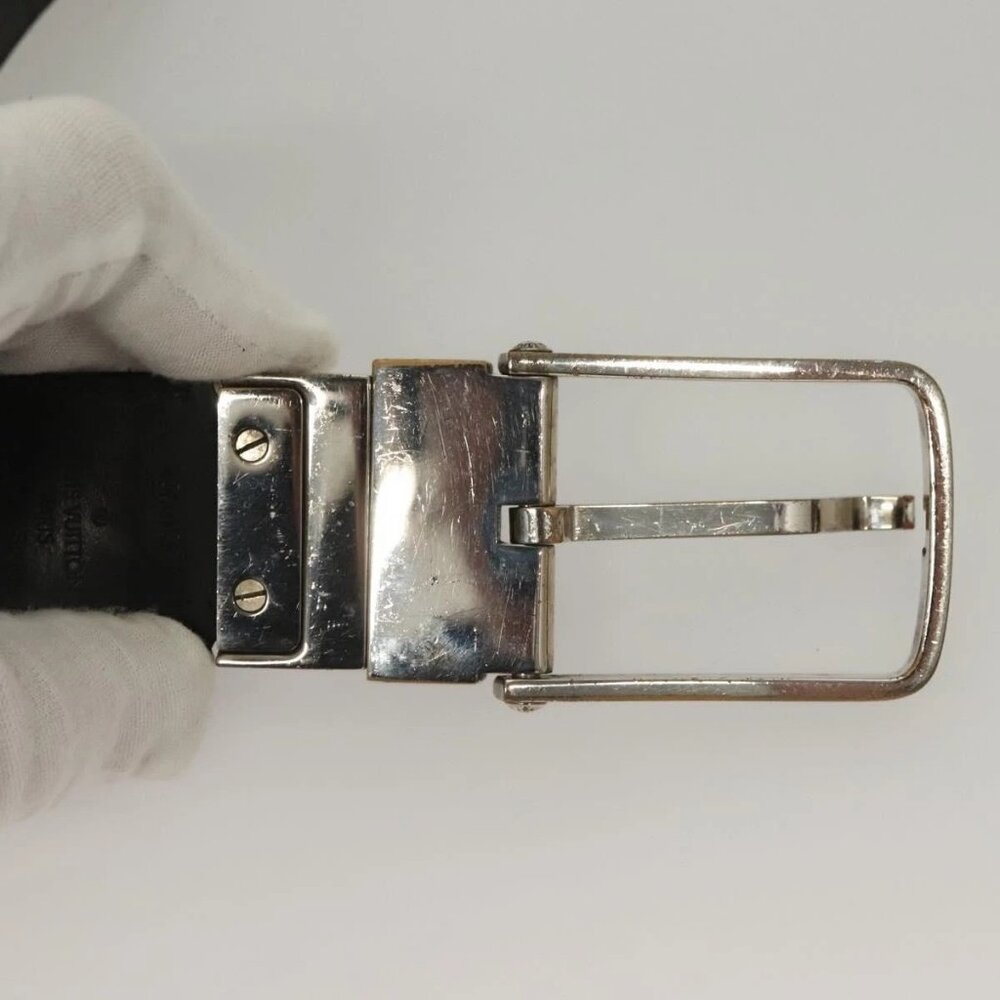 LOUIS VUITTON Damier Infini Ceinture Boston Belt Black LV Auth bs27758 - Picture 7 of 11